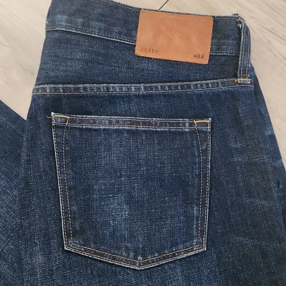 J. Crew Men's Dark Blue Slim Jeans Style 484